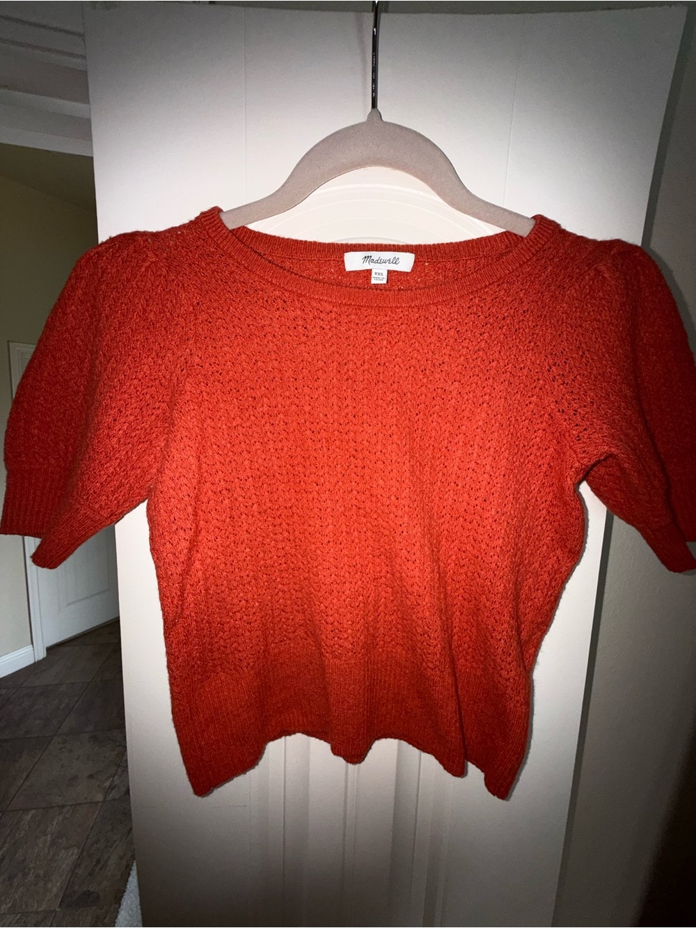 Madewell Rust Colored Knit Sweater